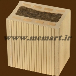 insulated hollow clay bricks for wall 15x20x20 code:002