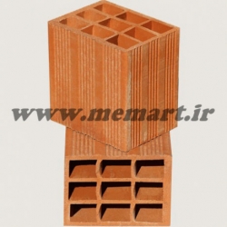  red hollow bricks for wall 15x20x20