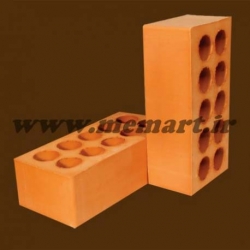 red perforated bricks 5.5x10x21.5 