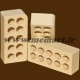 bullnose perforated bricks 5.5x10x21.5 